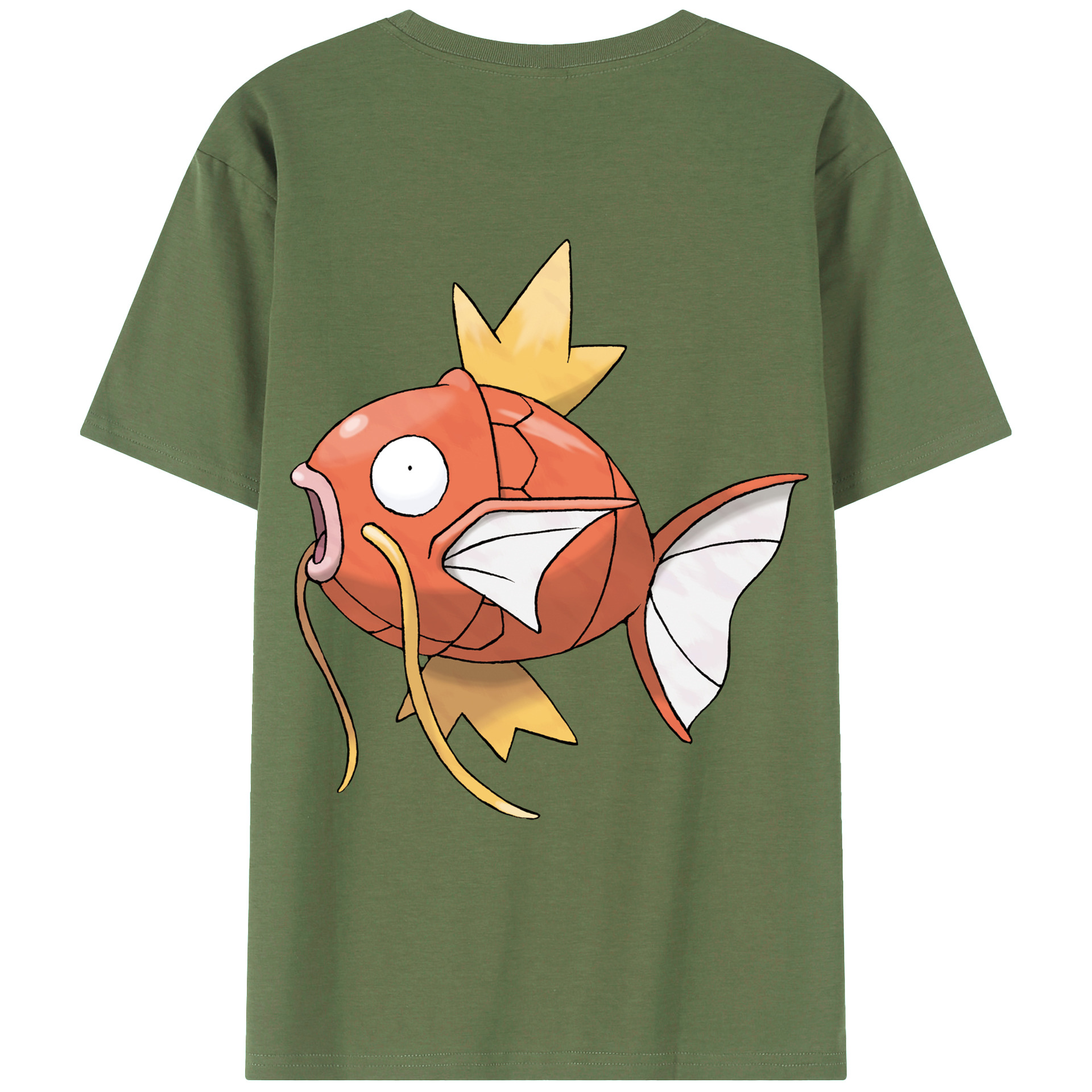 （画像用） ポケットモンスター Pokémon 綿100％ メンズ半袖Tシャツ（バックプリント） 通気性